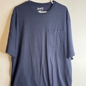 Duluth Trading Co Dark Blue Short Sleeve Tee Size M